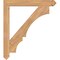 Ekena Millwork Balboa Arts & Crafts Smooth Bracket, Western Red Cedar, 3 1/2"W x 32"D x 36"H BKT04X32X36BOA03SWR - alternate 3